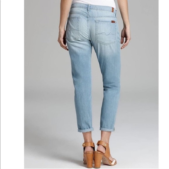 7 For All Mankind Josefina Skinny Boyfriend Jeans - Picture 2 of 14